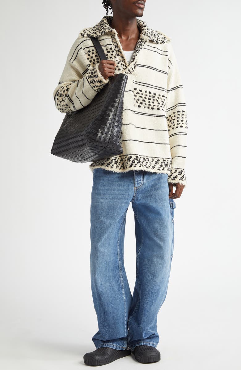 Bottega Veneta Baggy Carpenter Cargo Jeans, Alternate, color, 4715 Mid Blue