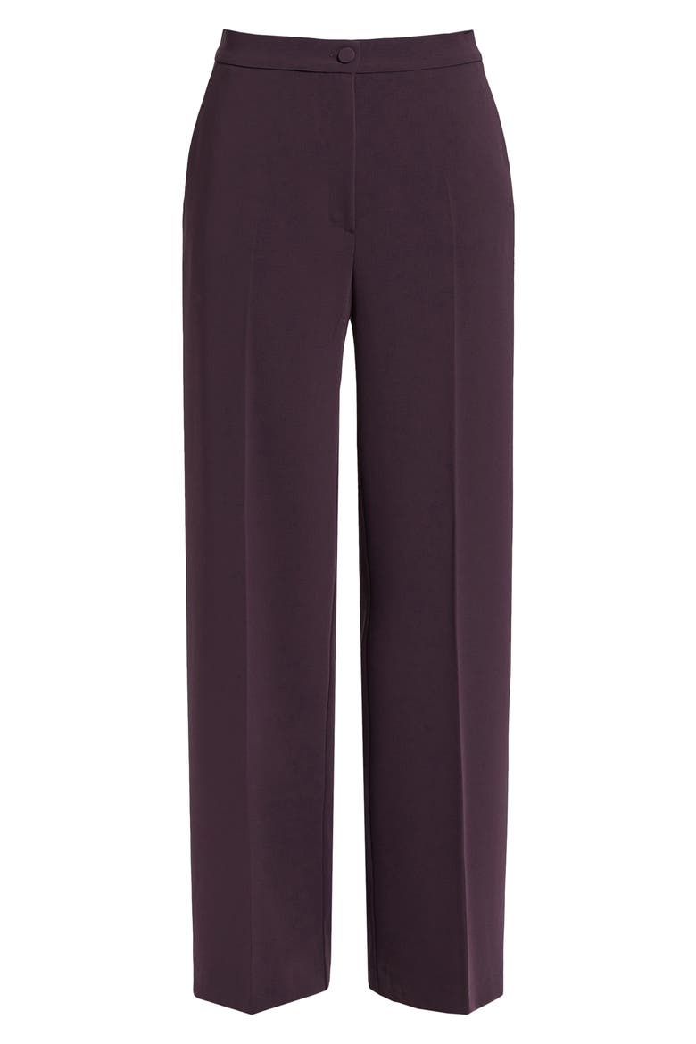Riccor Cady Wide Leg Trousers, Alternate, color, BORDEAUX