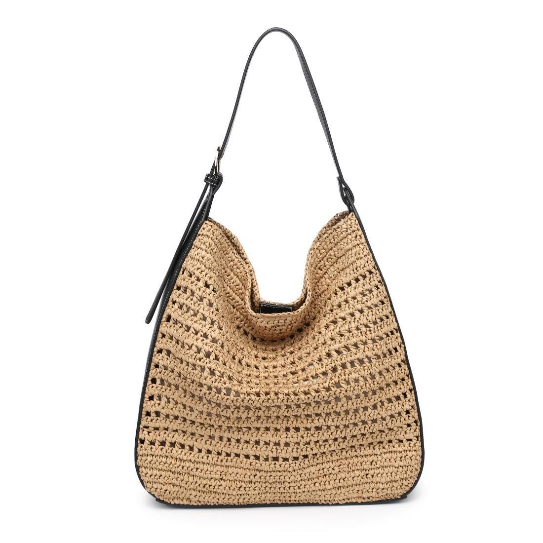 MODA LUXE Savannah Hobo, Alternate, color, Black Natural