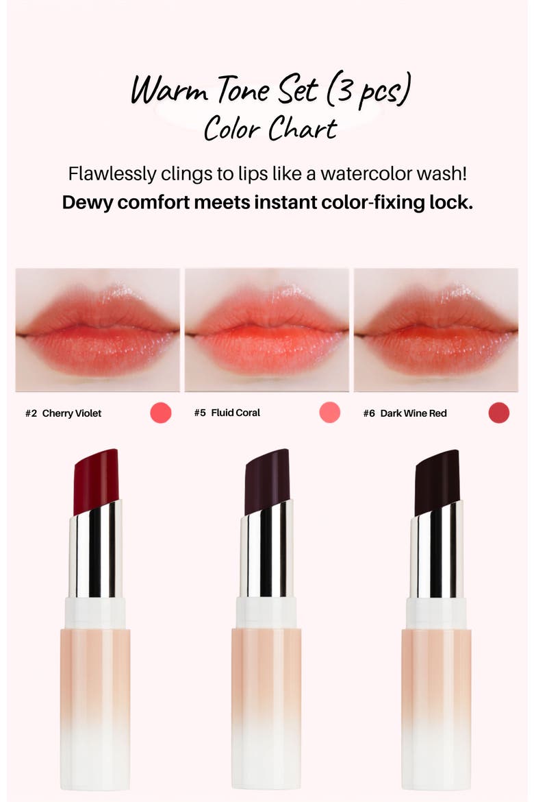 3-Pc. Water Jelly Lip Tint Set, Alternate, color, Warm Tone Set