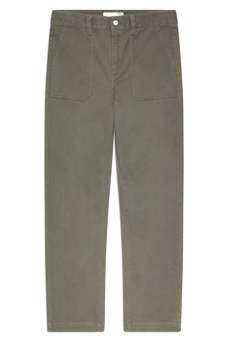 Wide Leg Stretch Cotton Pants, Alternate, color, SMOKEY OLIVE