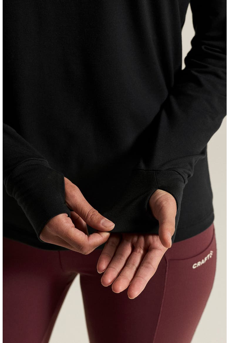 Adv SubZ Zip Performance Jersey, Alternate, color, BLACK