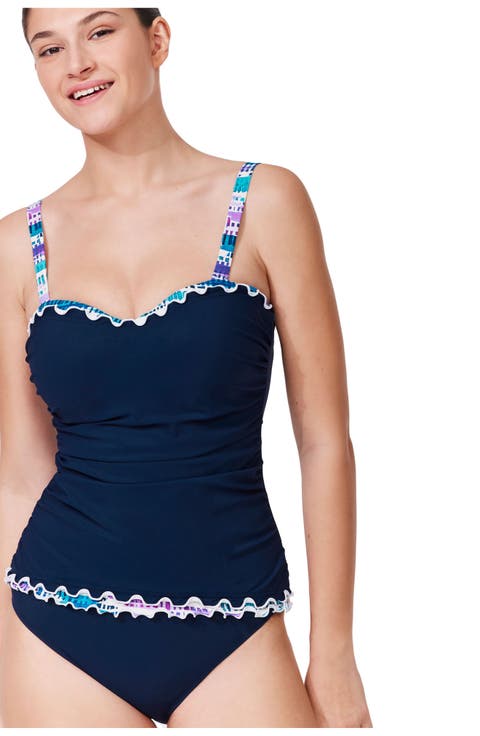 Canva Tricolore D-Cup Tankini Top