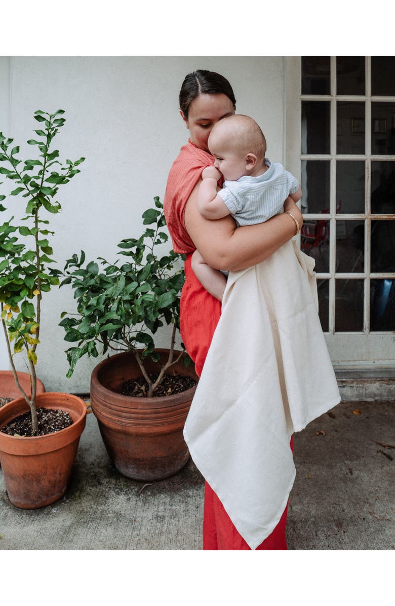 KD Weave Natural Weave Baby Blanket, Alternate, color, Natural