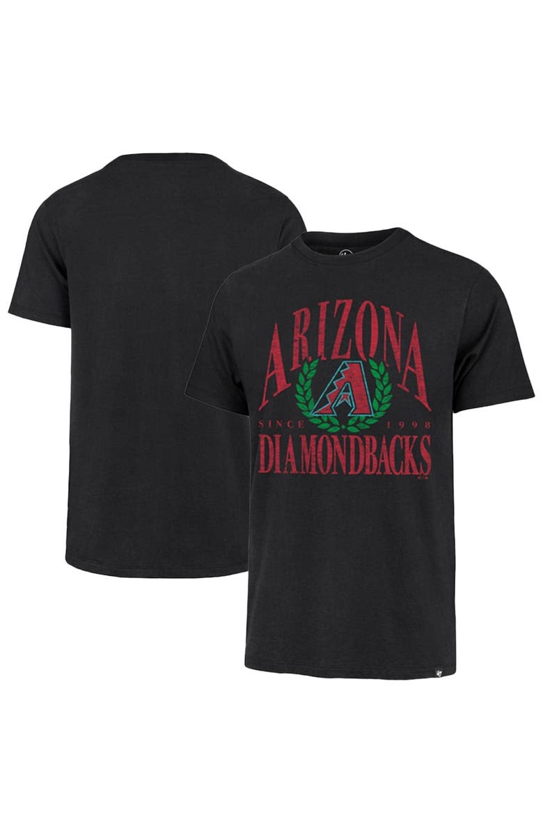'47 Men's '47 Black Arizona Diamondbacks Pitchout Franklin T-Shirt, Alternate, color, Black