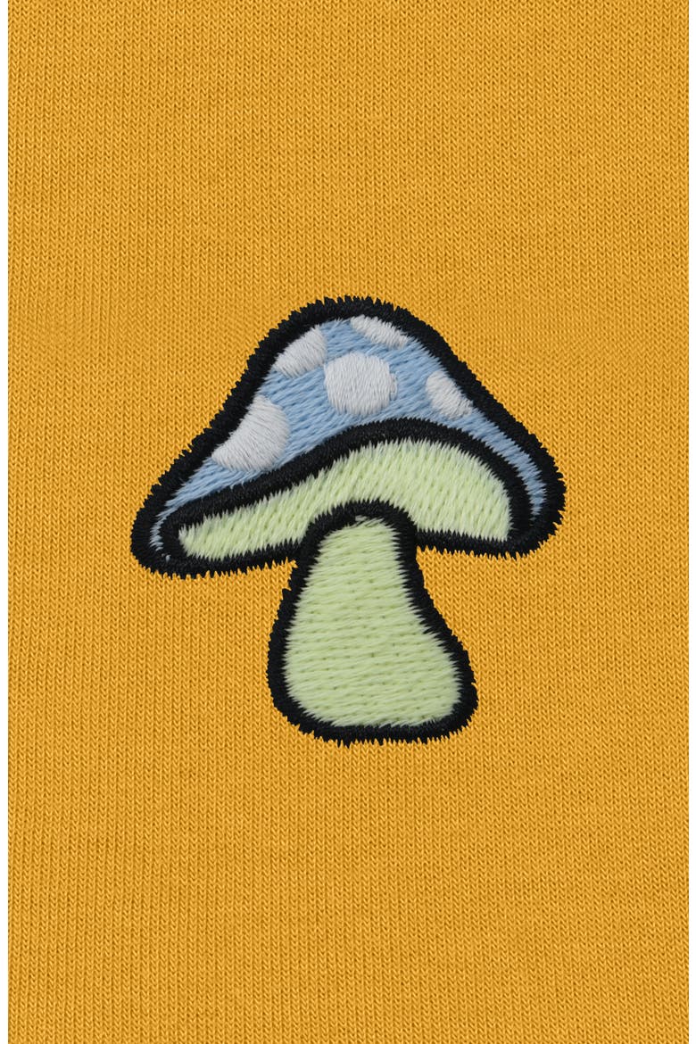 Mushroom Zip Hoodie, Alternate, color, Gold