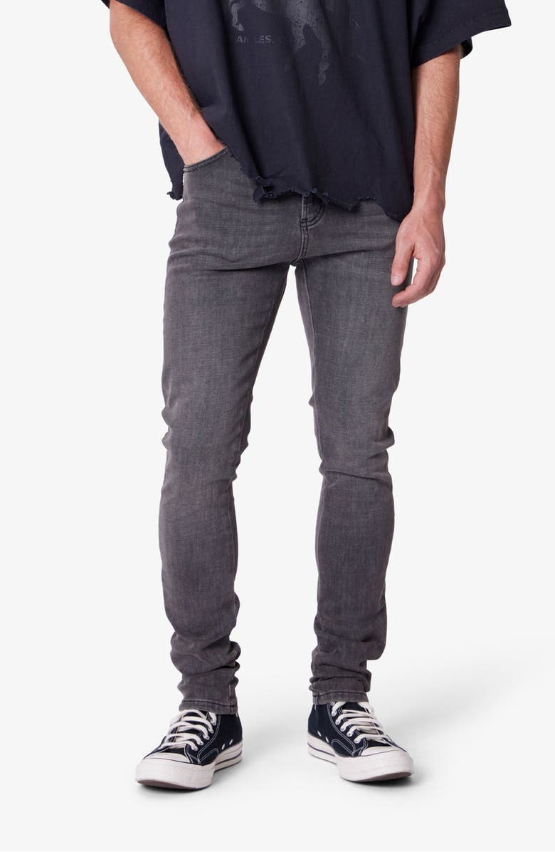 mnml Skinny Jeans, Alternate, color, Dark Sand Wash