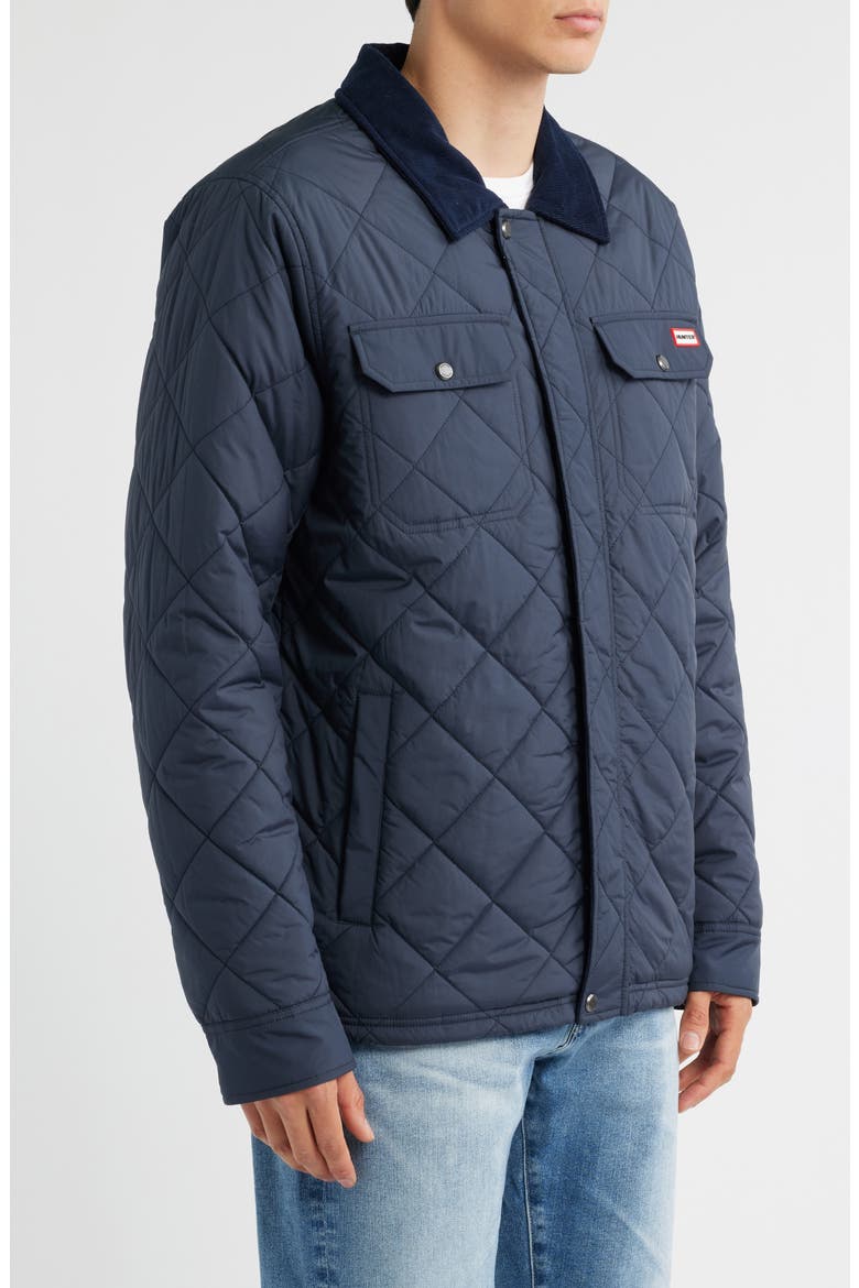 Bell Quilted Barn Jacket, Alternate, color, NAVAL ACADEMY