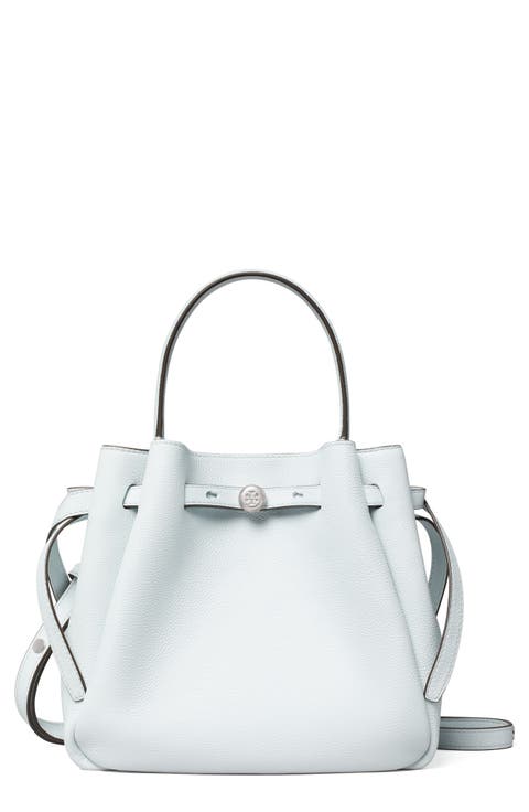 Romy Pebble Leather Bucket Bag