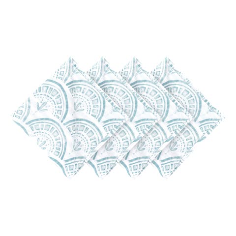 Halsey Scallop Set of 4 Cloth Napkins