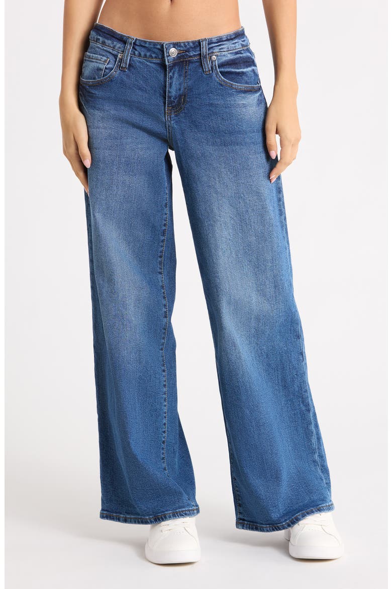 Low Rise Wide Leg Jeans, Main, color, INDIGO VINTAGE