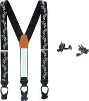 Trafalgar Guardian of Freedom Silk Brace and Brass Cufflink Set