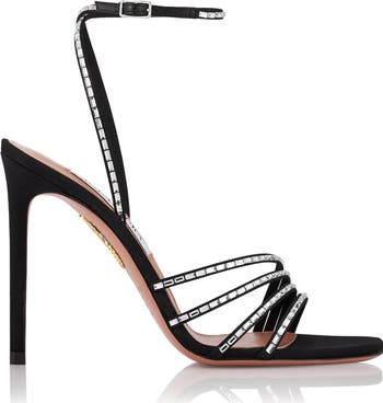Mistica Crystal Embellished Ankle Strap Sandal
