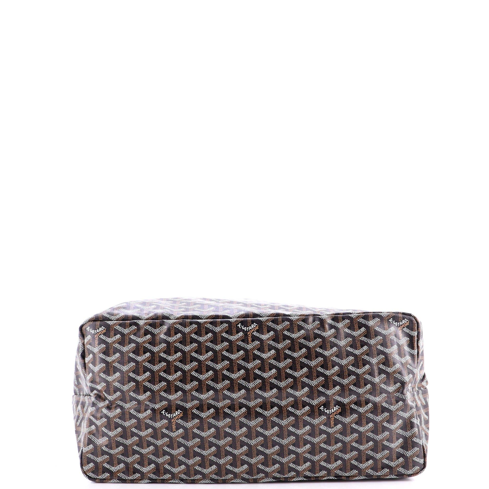 Pre-Owned Goyard Saint Louis Tote Coated Canvas GM, Alternate, color, Brown