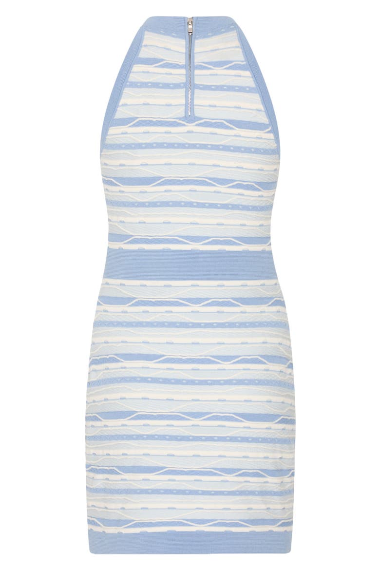 Sadie Stripe Sleeveless Minidress, Alternate, color, BLUE MULTI