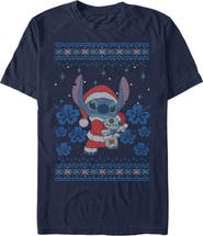 Lilo & Stitch Men's Christmas with Scrump Graphic Tee
