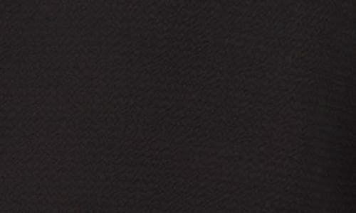 Cece Circle Lace Long Sleeve Pintuck Top In Black
