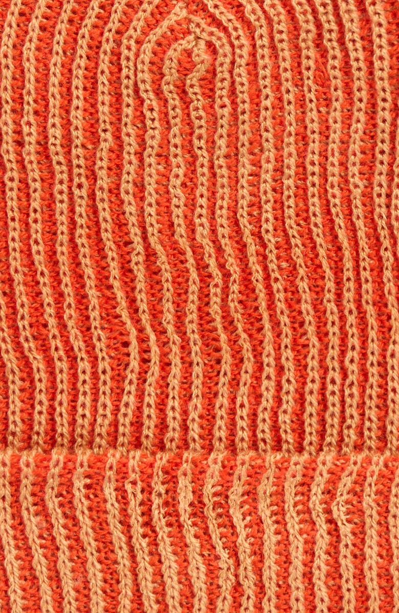 verloop Rib Beanie, Alternate, color, Camel Poppy