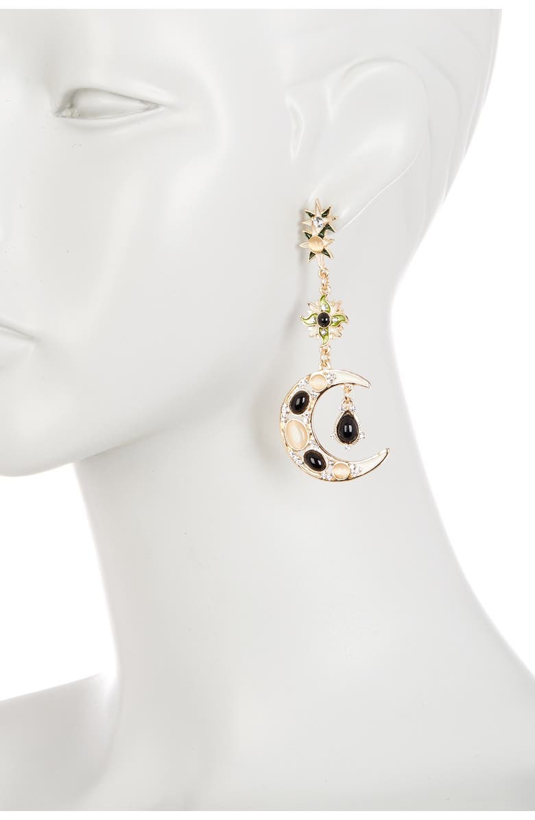 EYE CANDY LOS ANGELES Sun & Moon Earrings, Alternate, color, Multi Color