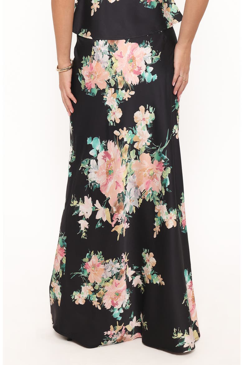 Velman Maxi Skirt, Alternate, color, BLACK FLORAL