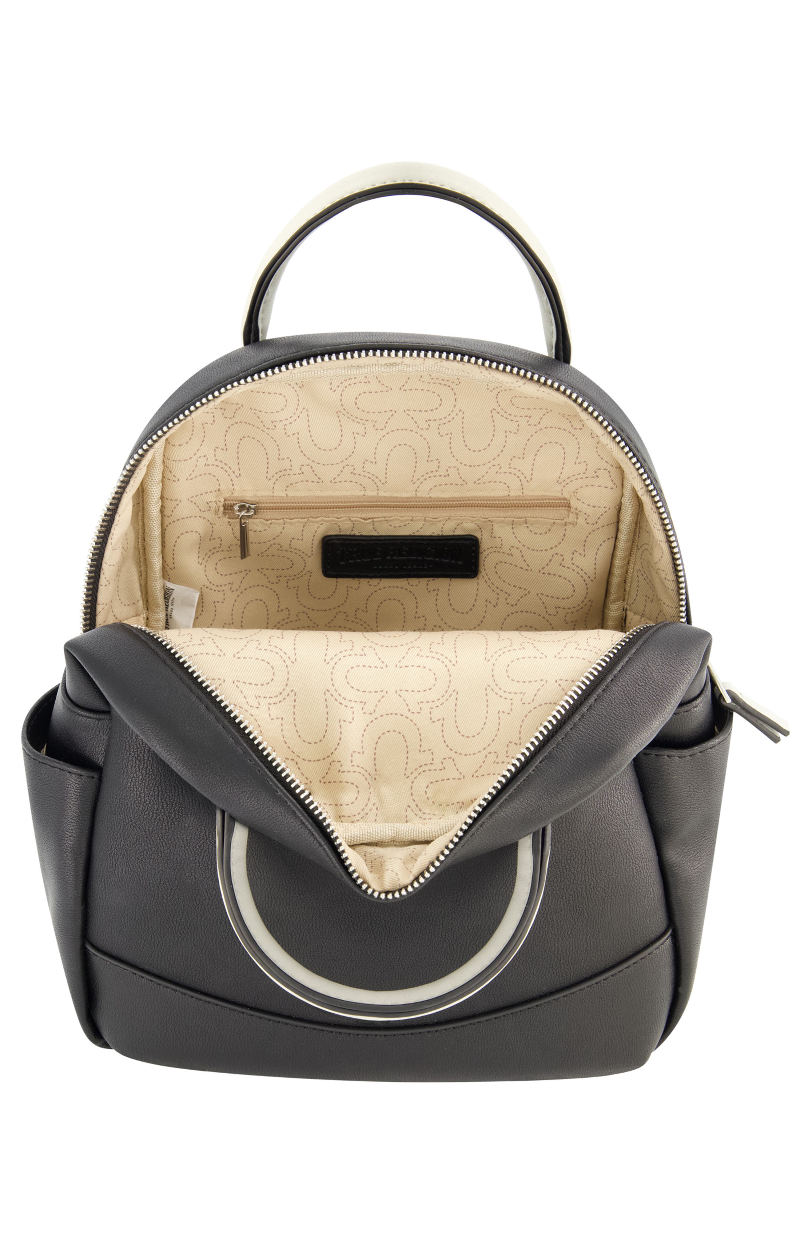 True Religion Brand Jeans Studded Horseshoe Backpack, Alternate, color, 