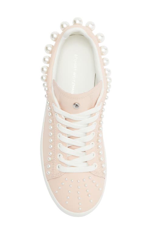 Stuart Weitzman Goldie Sneaker In Pink