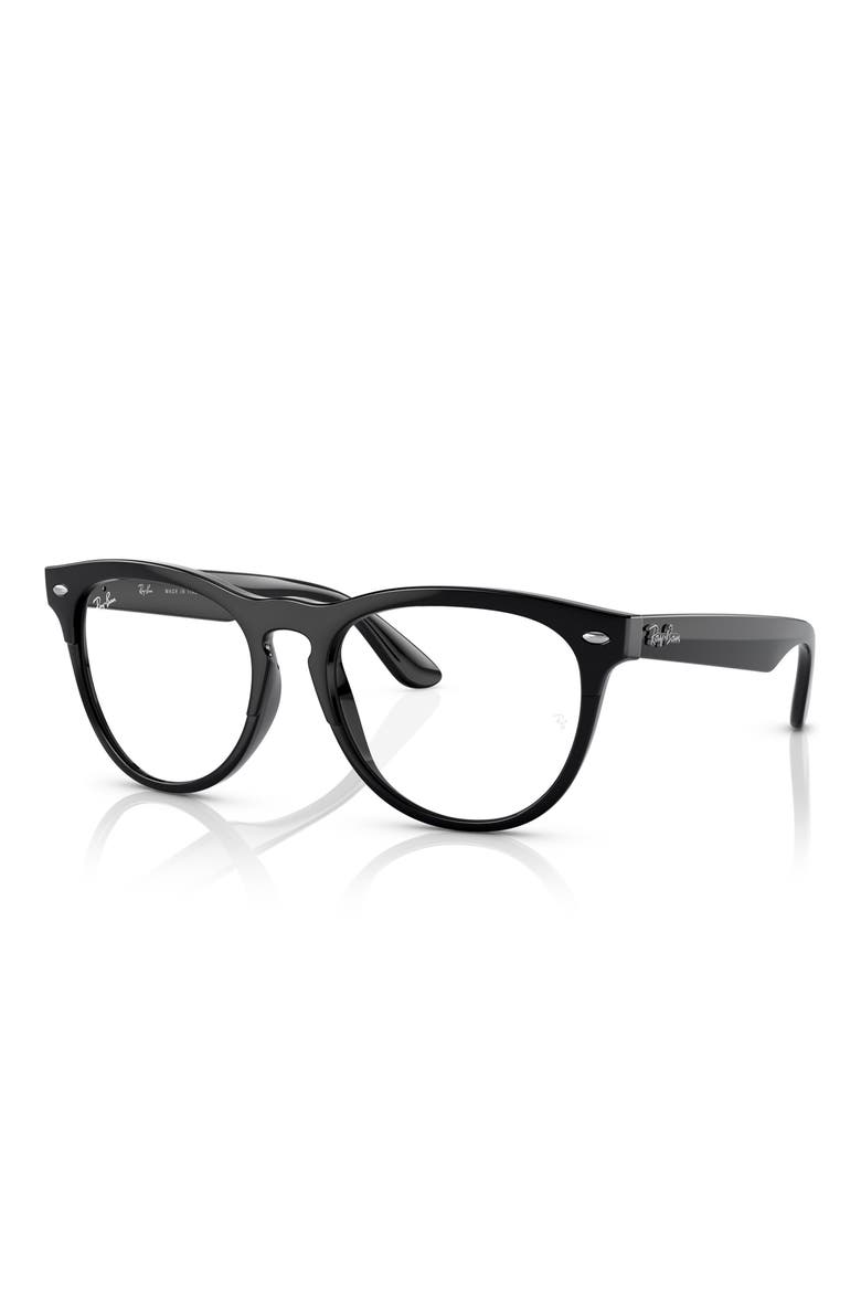 Iris 54mm Square Optical Frames, Alternate, color, BLACK