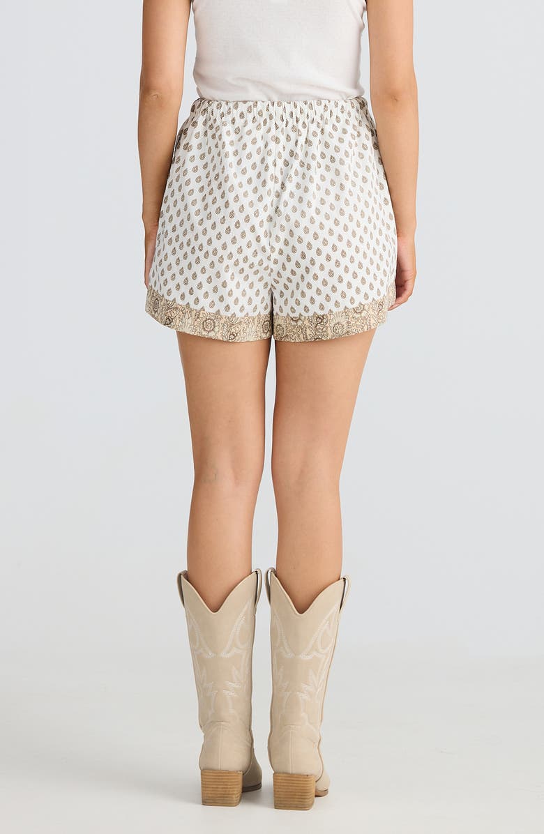 Talisman the Label Tie Waist Peasant Shorts, Alternate, color, 