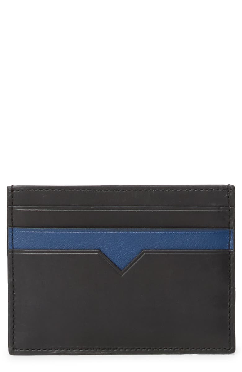 MZ Wallace Finn RFID Leather Card Case, Main, color,