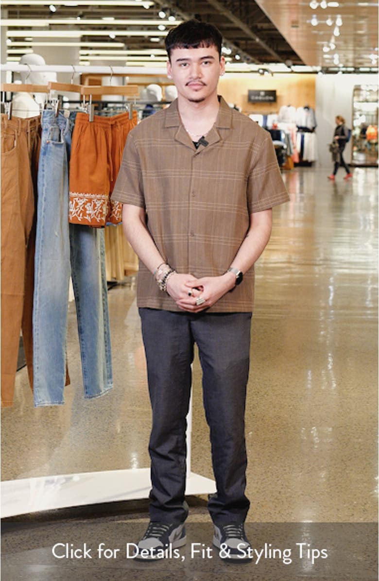 Albie Brushed Check Camp Shirt, sales video thumbnail