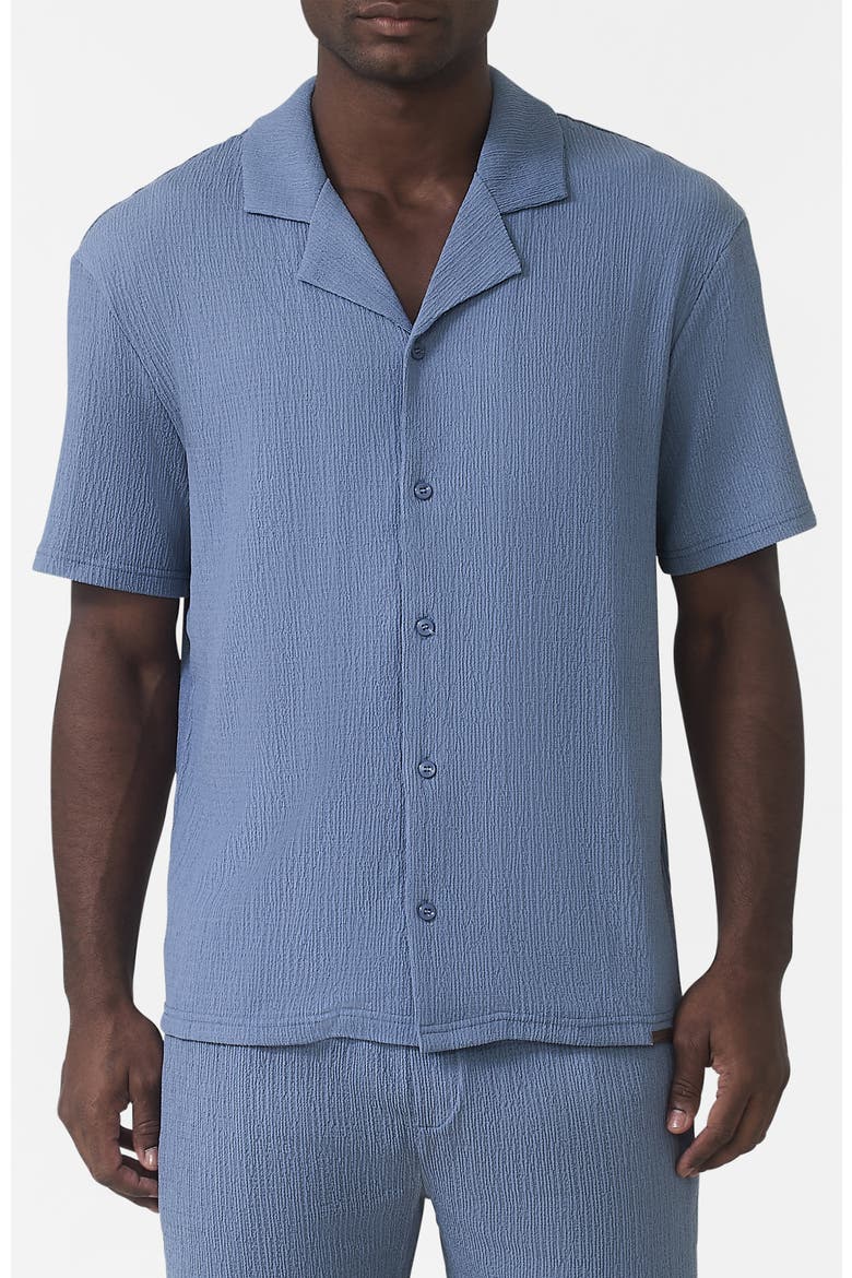 Eivissa Relaxed Fit Shirt, Main, color, Medium Blue