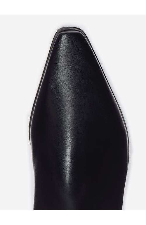 Reformation Dominique Pointed-toe Boots In Black