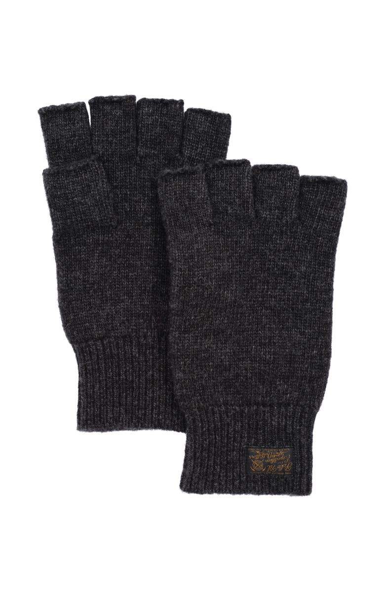 Polo Ralph Lauren Fingerless Glove, Main, color, Dk Charcoal Heather