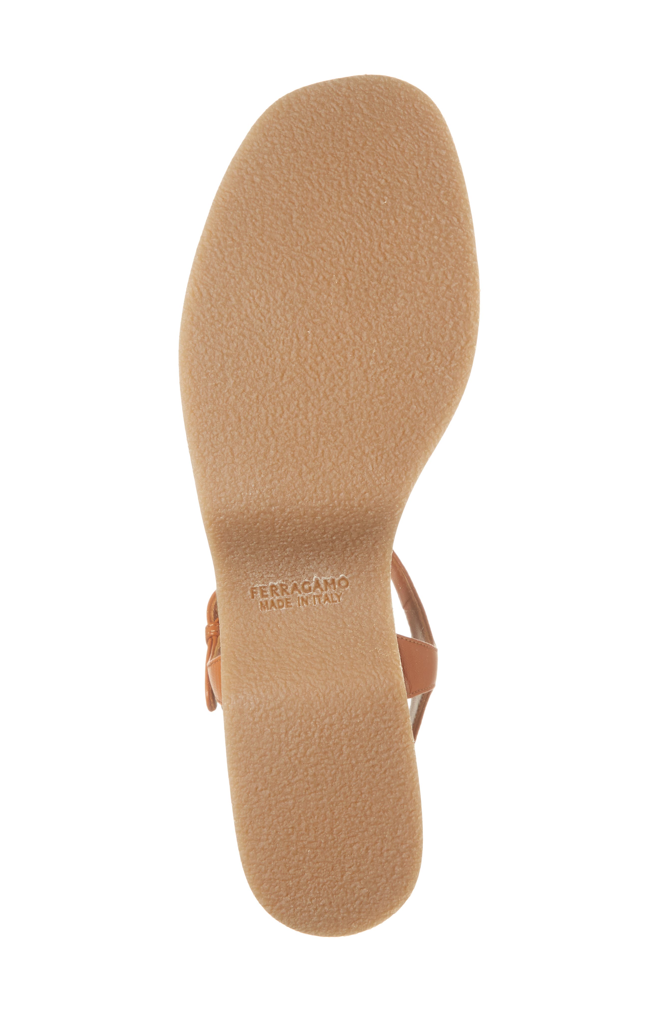 FERRAGAMO Selna Platform Sandal, Alternate, color, Cognac