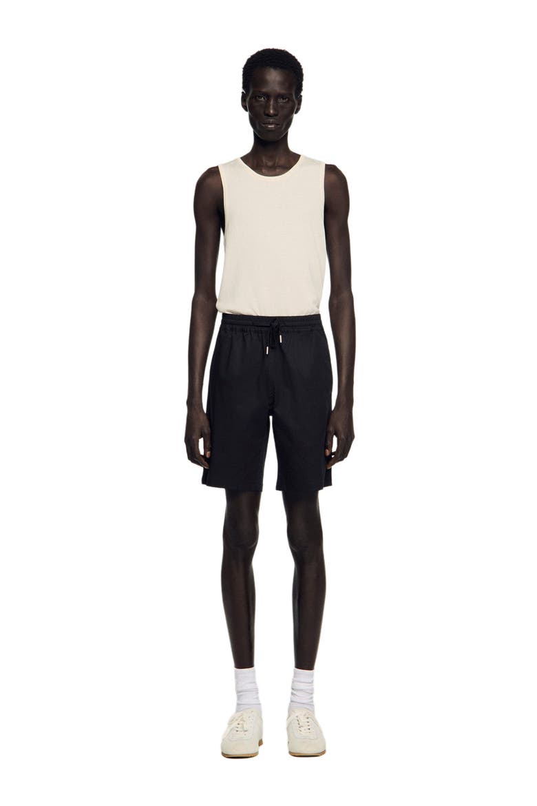 Cotton shorts, Alternate, color, Black