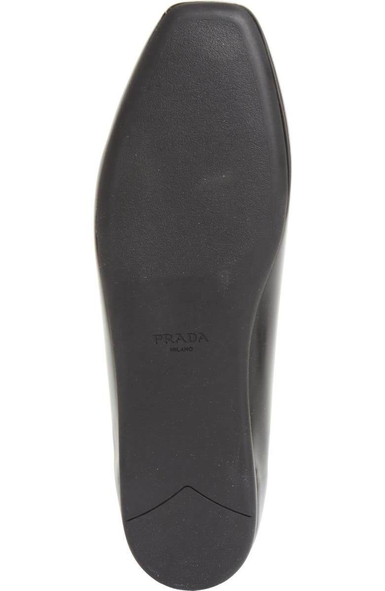 Prada Ballerina Flat, Alternate, color, Nero