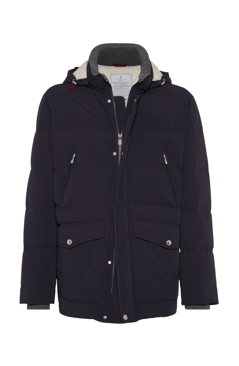 Brunello Cucinelli Taffeta down jacket, Main, color, 