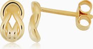 Oradina 14K Yellow Gold Verona Studs