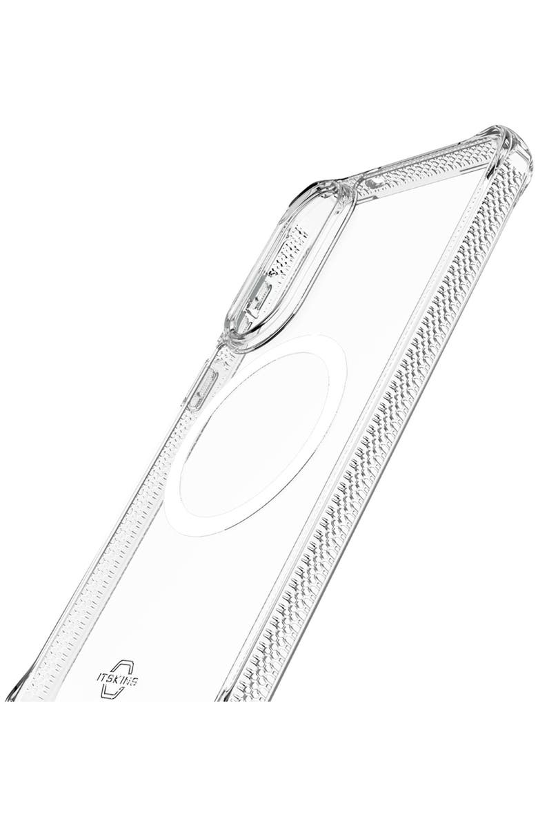 ITSkins Hybrid_R Clear MagSafe Case for Samsung Galaxy S25 Edge, Alternate, color, Clear