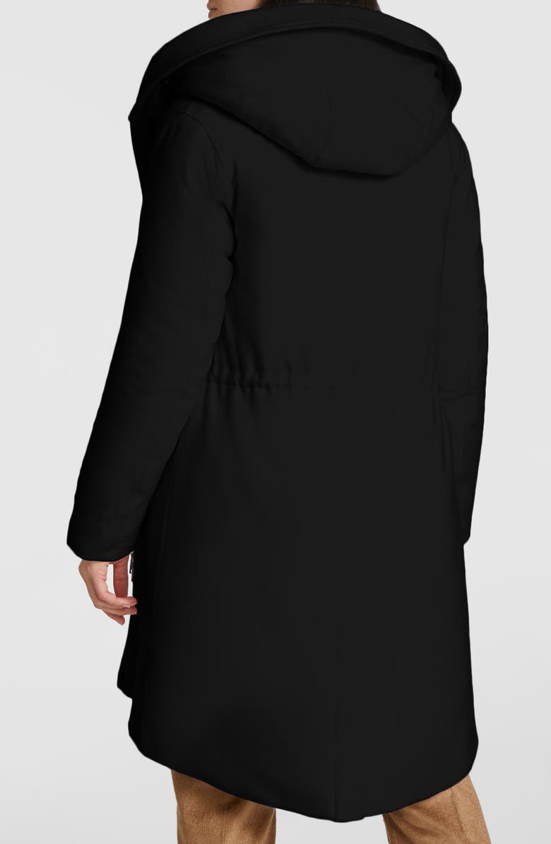 Woolrich Carnation Genuine Fox Fur Trim Down Wool Parka, Alternate, color,