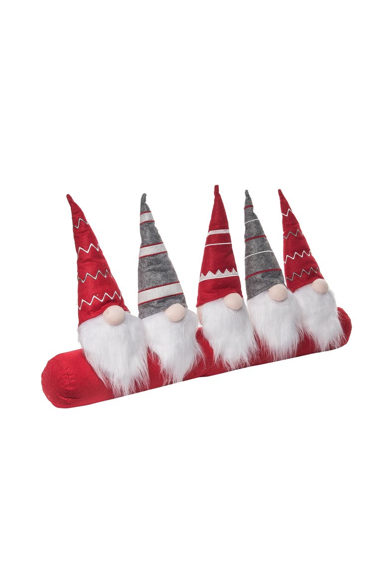 Multicolor Christmas PGnome Draft Dodger Festive Door Stopper, Alternate, color, Multicolored