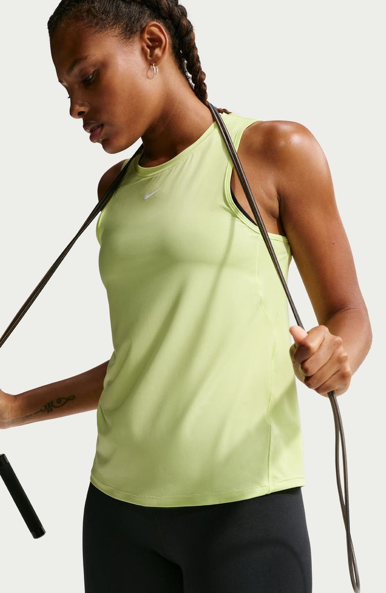 Nike One Elemental Dri-FIT High Waist Bike Shorts, Alternate, color, 