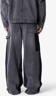 mnml Reworked Wide Leg Utility Pants