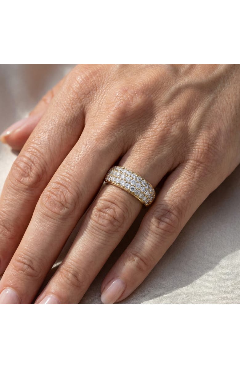 Bliss Diamond 1 3/4Ct Pave Diamond Lab Grown Wedding Anniversary Ring 14k Gold, Alternate, color, 