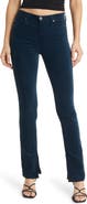 AG Mari High Waist Slim Straight Leg Velvet Jeans