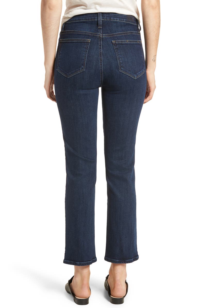 PAIGE Margot High Waist Ankle Straight Leg Jeans, Alternate, color, Darius
