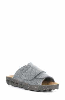 Asportuguesas by Fly London Clavi Wool Felt Slide Sandal