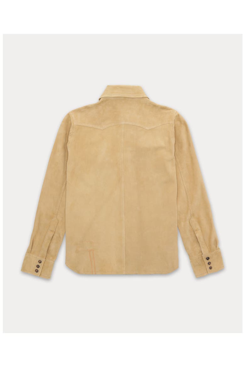 Toledo Suede Shirt, Alternate, color, Beige