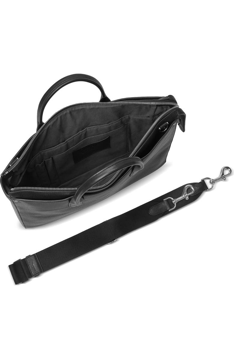 Shinola The Slim Traveler Leather Briefcase, Alternate, color,