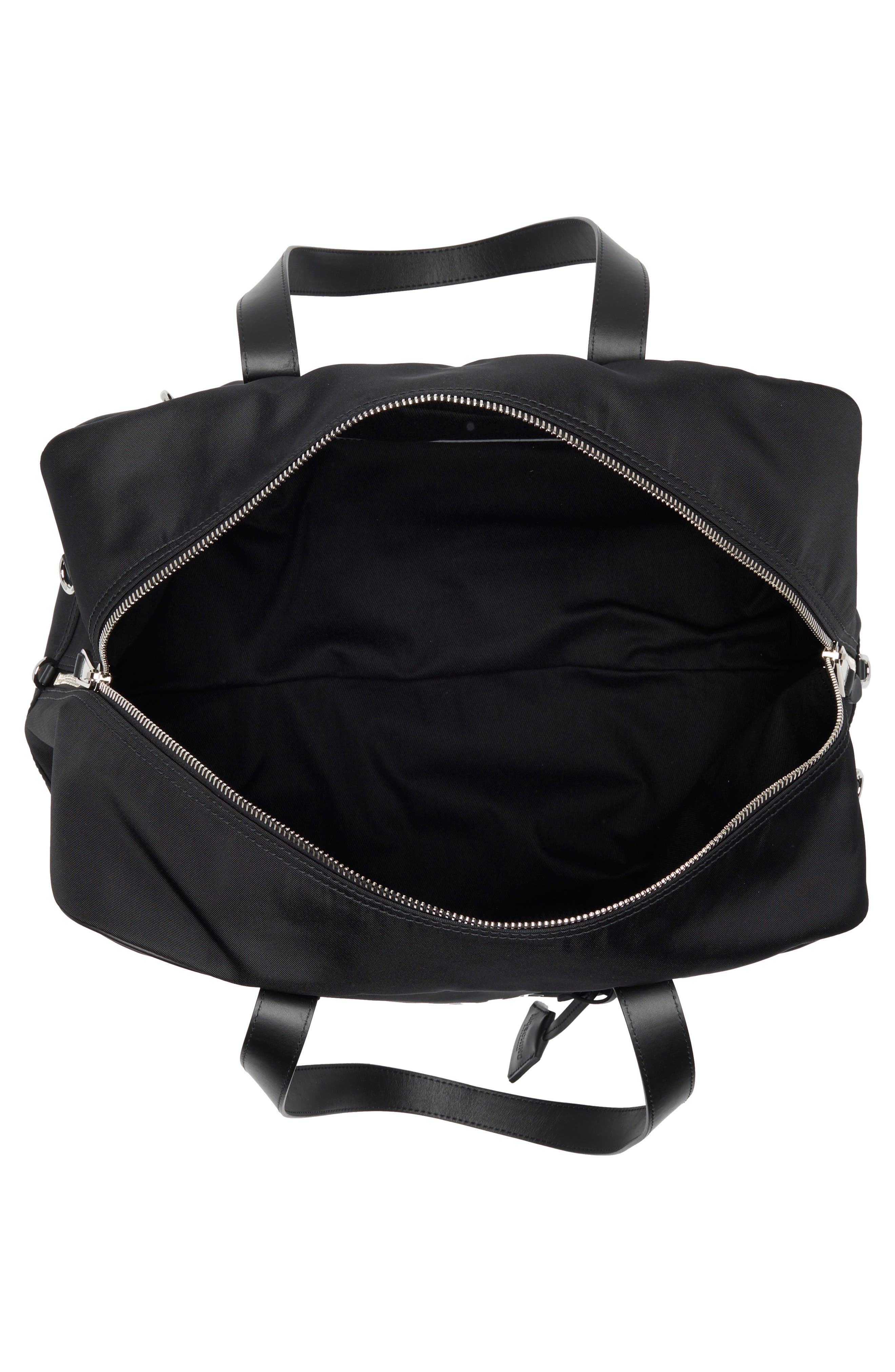 Moschino Travel Duffle Bag, Alternate, color, 